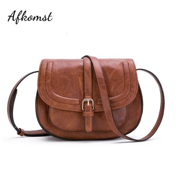 

afkomst fashion crossbody bag and small satchel purse for women vintage saddle handbag and shoulder bag ct20154 y191026