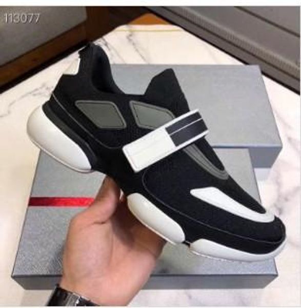 

new style italian designer fashion men's casual shoes cloudbust sports shoes leather and cloth shoes38-45 nmb02, Black