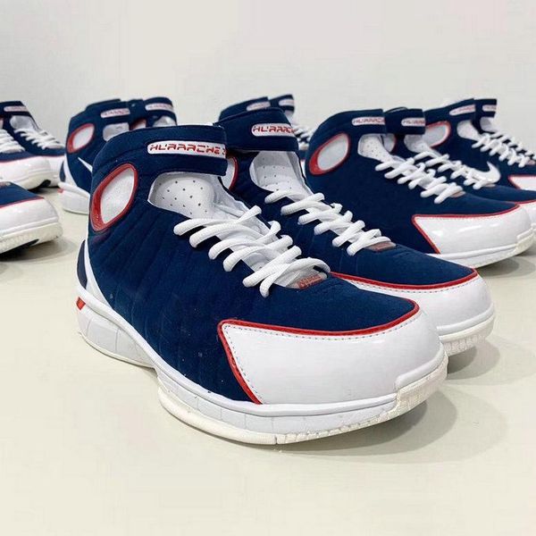 

с коробкой 2020new zoom huarache usa 2k4 американская команда all star basketball shoes мужские кроссовки 4s sport sneakers
