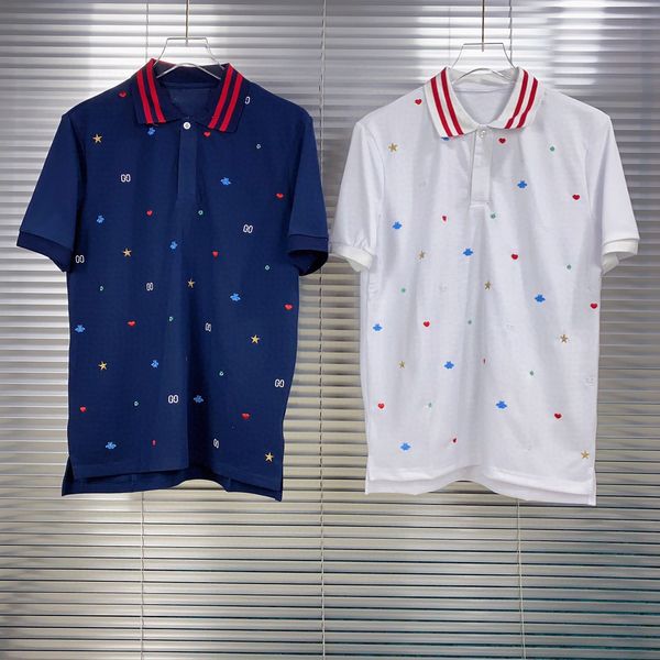 

2020ss весна и лето новый высококачественный хлопок печать с коротким рукавом круглый вырез панели футболка размер: -l-xl-xxl-xxxl цвет: че, White;black