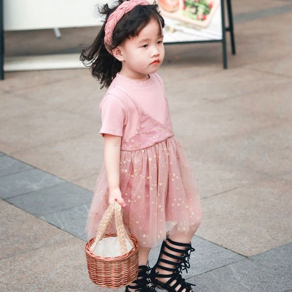 

fluffy mesh baby dress summer girl clothes cute birthday party dresses infant princes ball gown dress rt430, Red;yellow
