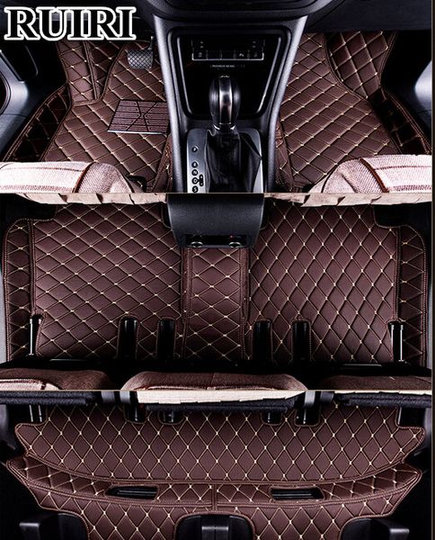 

good quality custom special floor mats for kia mohave 7 seats 2017-2008 non-slip durable carpets for mohave 2012,ing