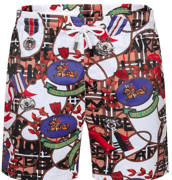 

mens designer summer shorts pants fashion 4 colors printed drawstring shorts 2019 relaxed homme luxury sweatpants00011, White;black