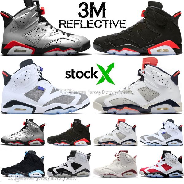 

Высокое качество 2019 новый выведенный 6 6s мужская баскетбольная обувь инфракрасный 23 3M светоотражающий Тинкер Gatorade зеленый синий мужчины спортивные кроссовки дизайнер тренер