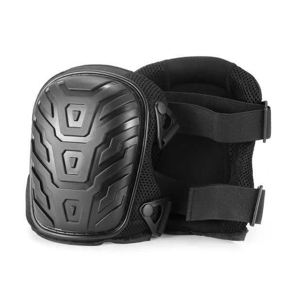 

2 pcs knee pads practical combat protective pad set professional gear sports knee elbow protector pads durable, Black;gray