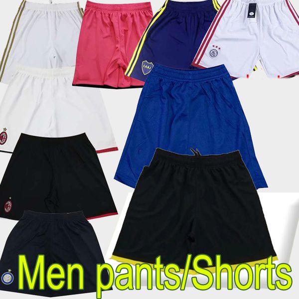 

real madrid soccer shorts atletico madrid ajax lazio roma pants football shorts custom pants, Black;red