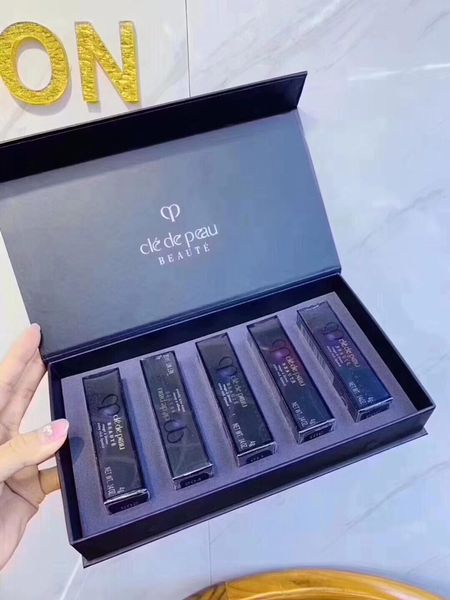 

рождественский макияж праздничные подарки марка помада набор cpb beaute rouge a levres матовая помада увлажняющая помада 5 в 1 набор губ