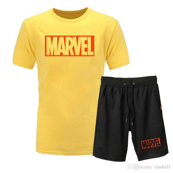 

дизайнер мужские костюмы loosetracksuit с коротким рукавом футболки шорты летний костюм короткие штаны моды высокого качества, White;black