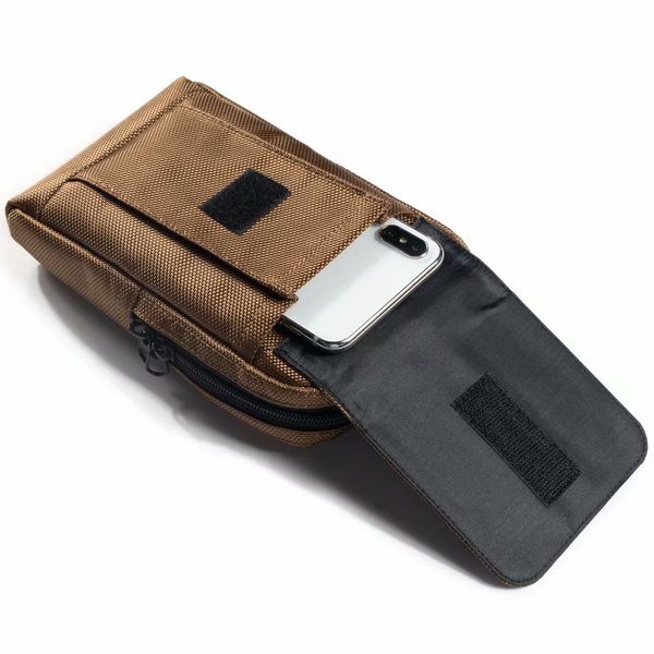 

6.5 inch universal case mobile phone pocket waist for all phone iphone samsung case waist bag luxury oxford cloth shell water resistant bag