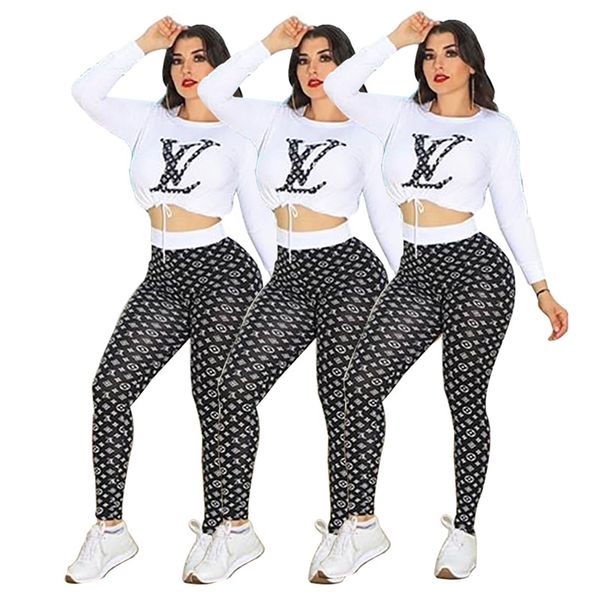 

women 2 piece set tracksuit shirt pants outfits long sleeve sportswear shirt trousers sweatsuit pullover tights sportswear women cloth 2032