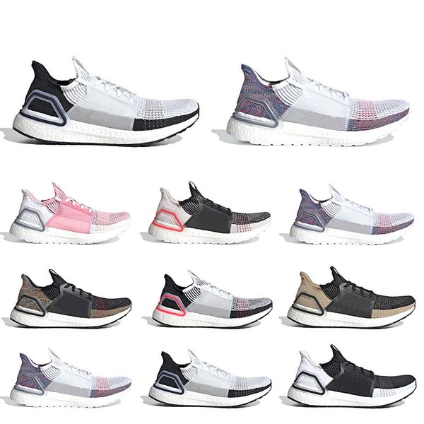 

2019 Ultra Boost 19 Running Shoes for Men Women Cloud White Black Oreo Ultraboost 5.0 Mens Trainer Breathable Runner Sports Sneakers 36-47