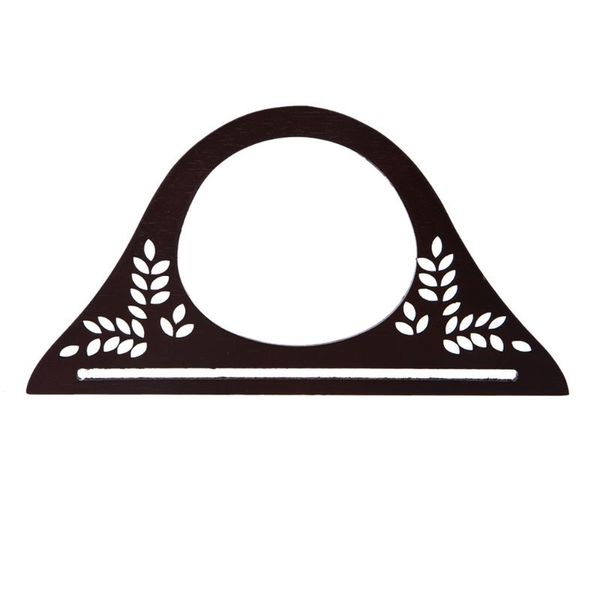 

bag parts & accessories wood handle purse frame wooden diy handbag, Black