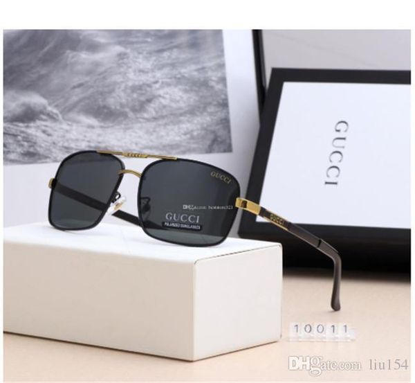 

2018 luxury- classic pilot sunglasses designer brand mens womens sun glasses eyewear metal glass lenses with bo8, White;black