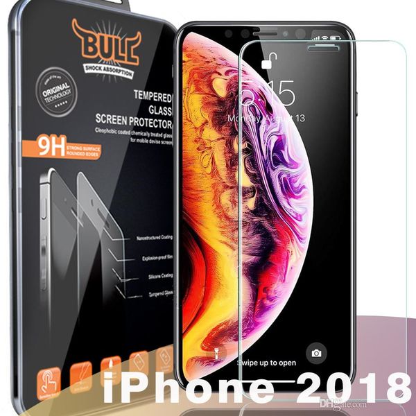 

shock bull brand for 2019 new iphone 11 pro xr xs max x tempered glass for iphone 6 7 plus samsung a50 a60 2.5d explosion screen protector