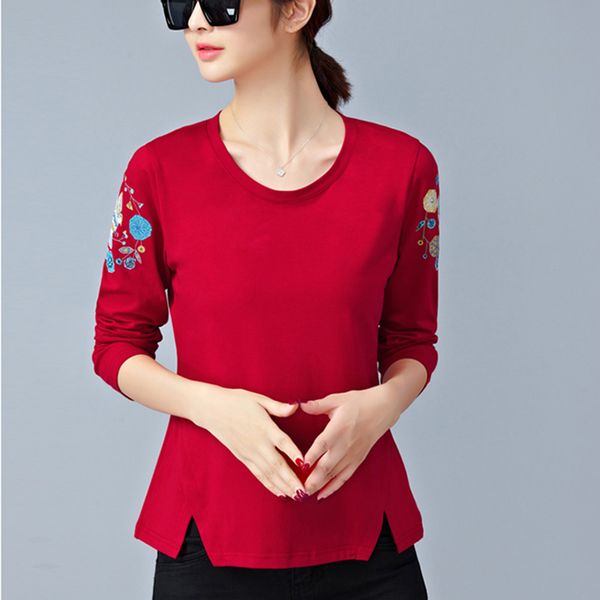 

mujeres women blouse 2017 autumn casual blouses elegant ladies office work wear womens clothing o-neck long sleeves shirts, White