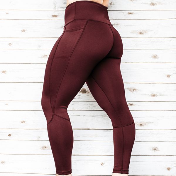 

women push up leggings high waist spandex workout legging casual fitness female solid stretchy leggings jeggings legins, Black