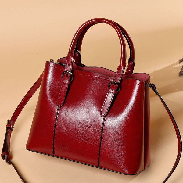

bag women's new autumn and winter hand-held messenger bag fashion single shoulder leather women's big