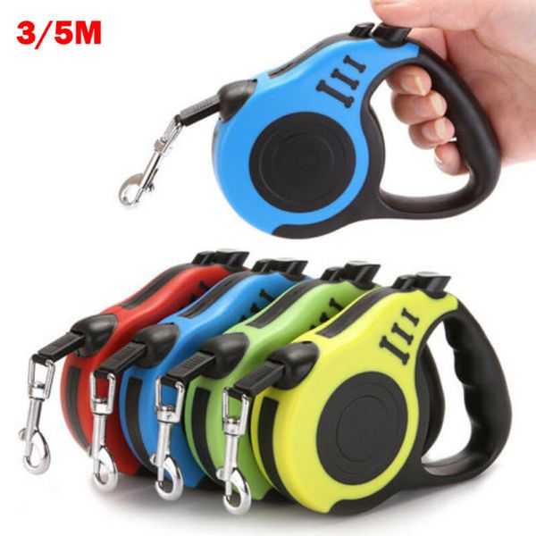 

3m/5m retractable dog leash automatic flexible dog puppy cat traction rope belt leash for small medium dogs pet products