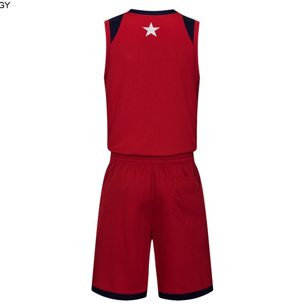 

2019 new blank basketball jerseys printed logo mens size s-xxl price fast shipping good quality dark red dr004nhq, Black;red