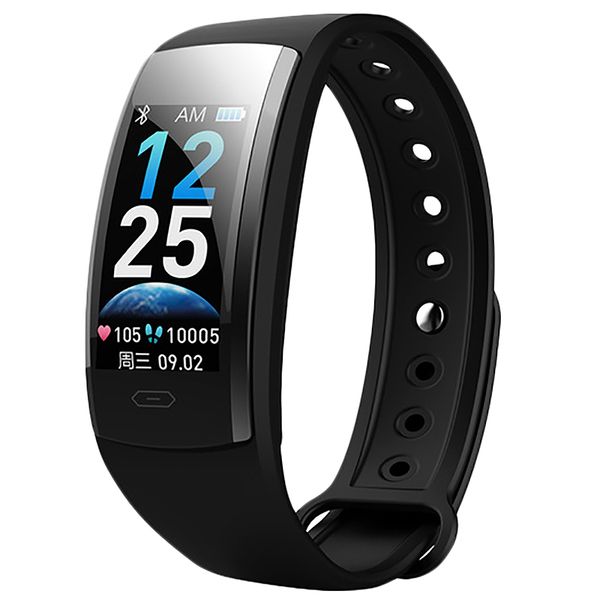 

qs90 plus smart band bracelet blood pressure heart rate monitor blood oxygen monitor ip67 fitness tracker for andriod ios, Slivery;brown