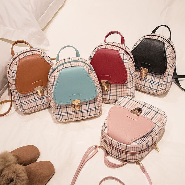 

selling korean check color new fashion shoulder bag shoulder phone bag pu women's