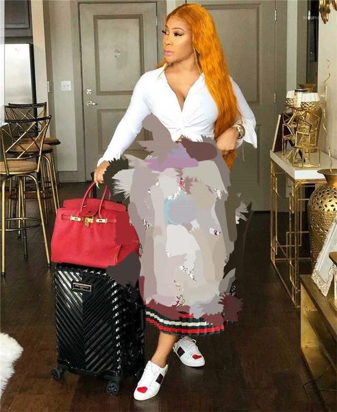 

дамы эластичный пояс юбка дизайнер женщин летнее платье мода нерегулярные животных печатных бренд плиссированные юбки длинные, Black