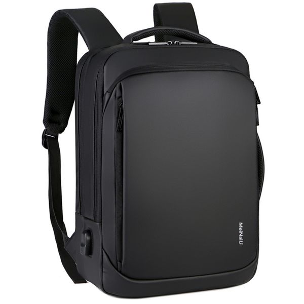 

15.6 inch lapbackpack mens male backpacks business notebook mochila waterproof back pack usb charging bags travel bagpack