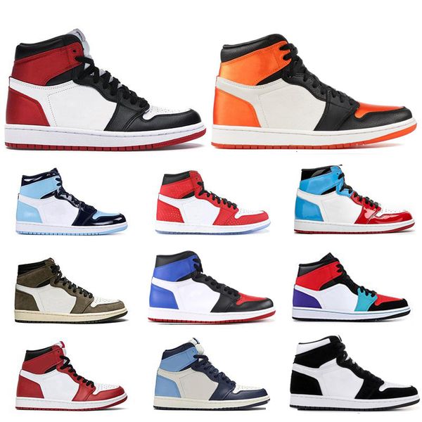 

топ 1 1С мужчины баскетбольной обуви высокие средние Сатин черный носок спортзал красный Человек-паук в формате UNC турбо зеленый суд запретил воздуха 1 ретро Иордания