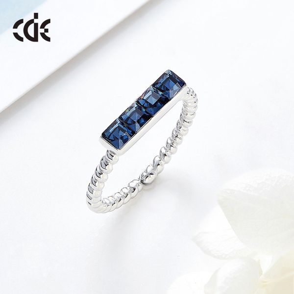 

wedding party silver s925 beaded pearl gift woman lady diamond jewelry ring for bride acting initiation graduation cde-230, Golden;silver