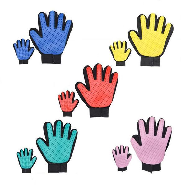 

dog pet deshedding brush glove 259 pins rubber silicone grooming glove dog bath cat cleaning supplies dog combs