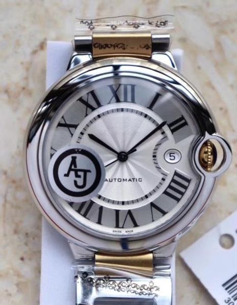 

2019 new style mens watches 42mm dial stainless steel sapphire glass male watch 2824 automatic movement mens wristwatch, Slivery;brown