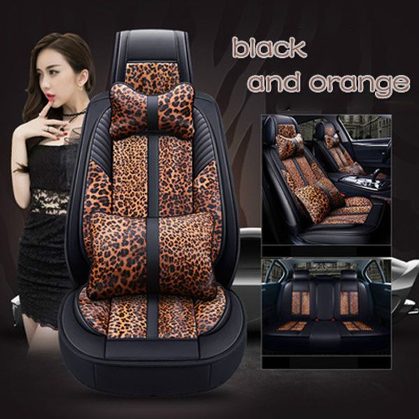 leopard print seat covers