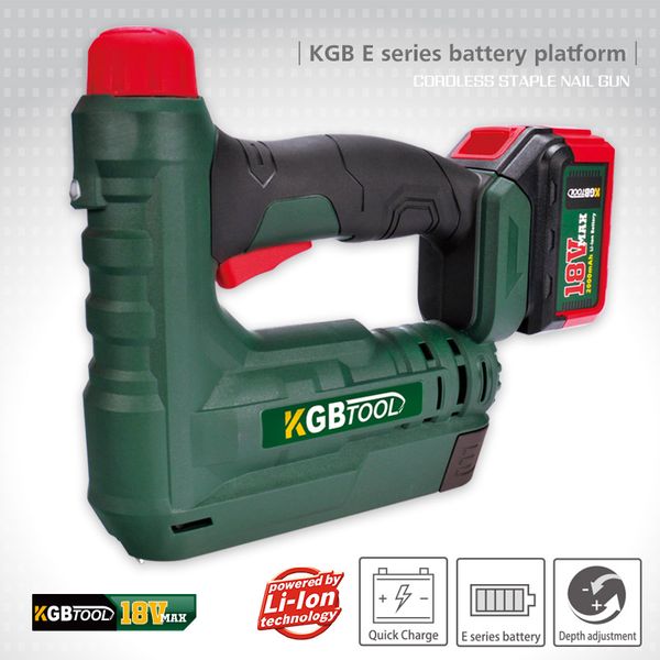 

kgb регулируемый переносной электрический степлер мебель степлер для плотницких