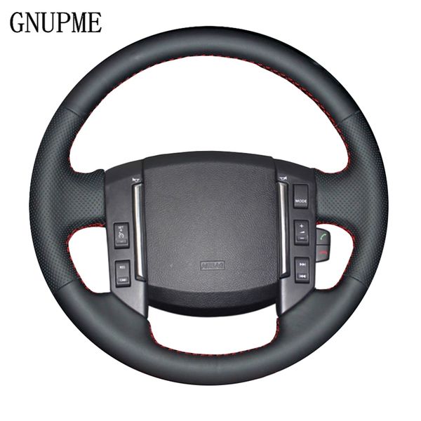 

gnupme diy artificial leather black car steering wheel cover for ander 2 2007 2008 2009 2010 2011 2012-2018