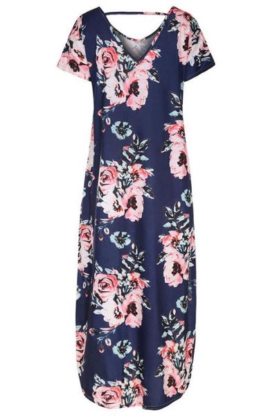 

v-образным вырезом batwing рукавом женская мода вязание одежда женщины летнее платье флора печатных половина рукава платья дизайнер, Black;gray