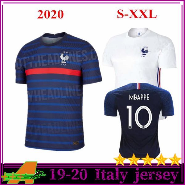 

thai quality 2020 france jersey home away zidane 20 21 griezmann soccer jerseys pogba football shirts pavard kante mbappe foot soccer jerse, Black;yellow