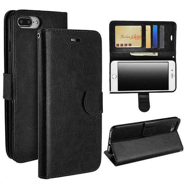 

For iphone XS MAX XR X 8 6 7 Soft TPU Wallet Leather Case Flip Vintage Retro Phone Cases Cover For S8 S9