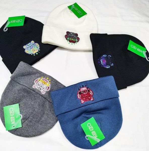 

2020 high-quality selling knitted hat new wild hooded hat to keep warm outdoor classic baseball cap wild new embroidery wool ball cap, Blue;gray