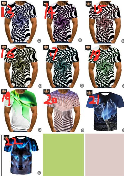 

6xl 3d printing men's t shirt summer short sleeve tee sweat shirt sports joggers casual tshirts quick dry trend 22 colors ly617, Blue
