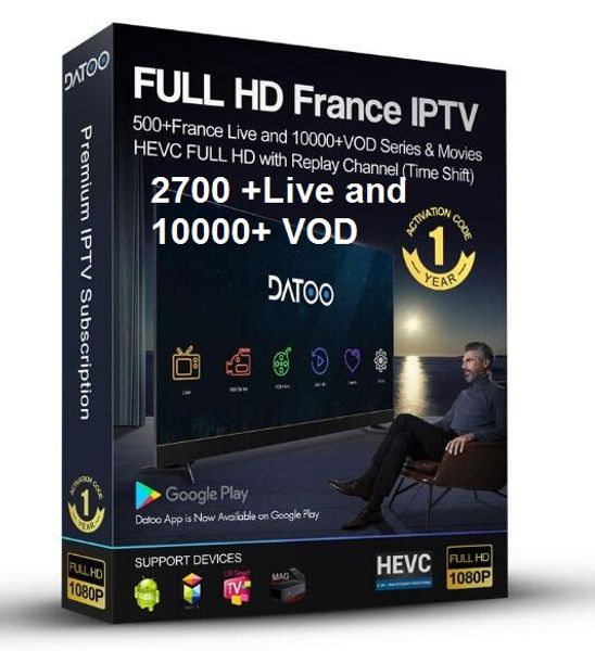 

Datoo IPTV Android Французский IPTV Подписка IPTV Арабский H.265 Каналы Full HD для Android TV Box Голланд