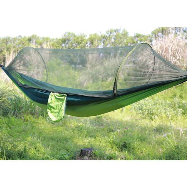

2019 new unfolding ultralight automatic parachute hammock double lifting outdoor furniture hammock camping tent new 2019