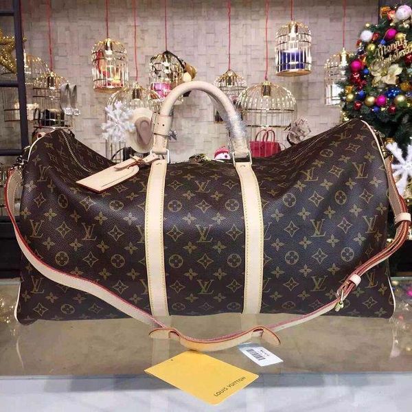 

keepall 55cm travel bag m41414 handbags oxidized real leather iconic bags shoulder bag totes cross body business messenger bags