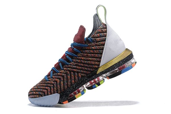 

2019 new arrival high 16s brown knitting white leather outdoor shoes men sneakers size 40-47