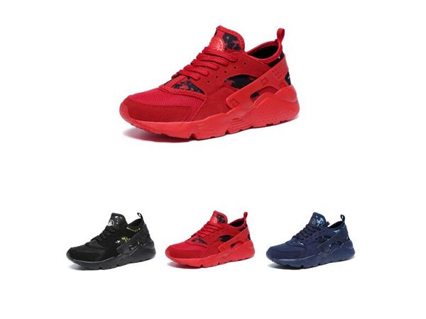 

2020huarache 4.0 1.0 classical triple white black red running shoes for mens womens huaraches sports sneaker trainers size