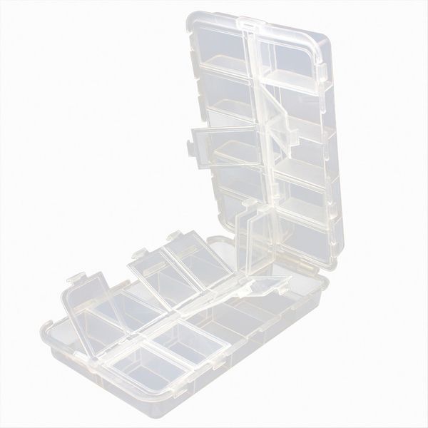 

fishing bait box organizer box fishing lures case tackle storage fisher gear bulk new hook tackle gear