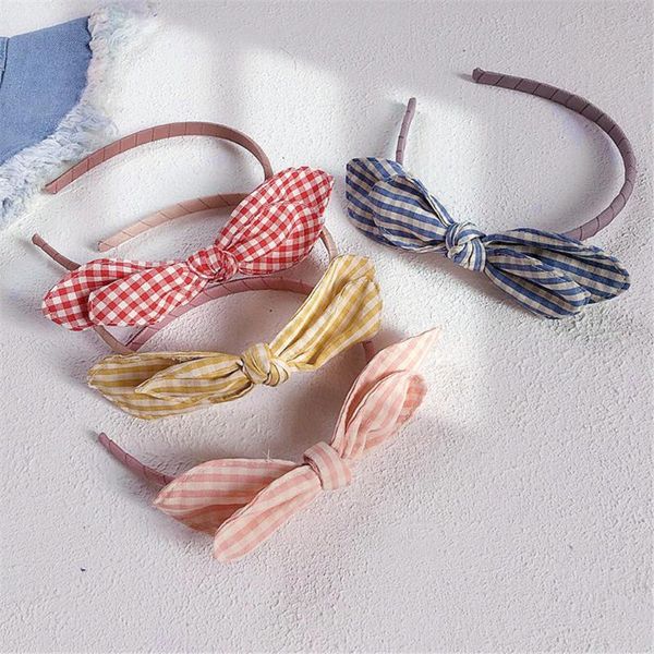 

дети девочка дети мультфильм лук узел плед hairbands повязки мода головной убор аксессуары фестиваль партии подарок-swd-w19, Slivery;white