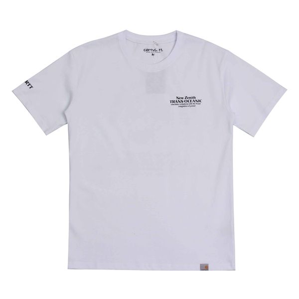 

20/car hart italy men luxury brand classic tshirt designer wild selling summer shirts shirts embroidery print cotton size -xxl, White;black