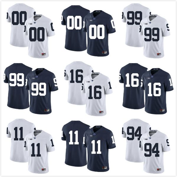 

Custom Mens Youth Penn State Nittany Lions Any Name Any Number Personalized Kids Man Home Away NCAA College Football Jerseys