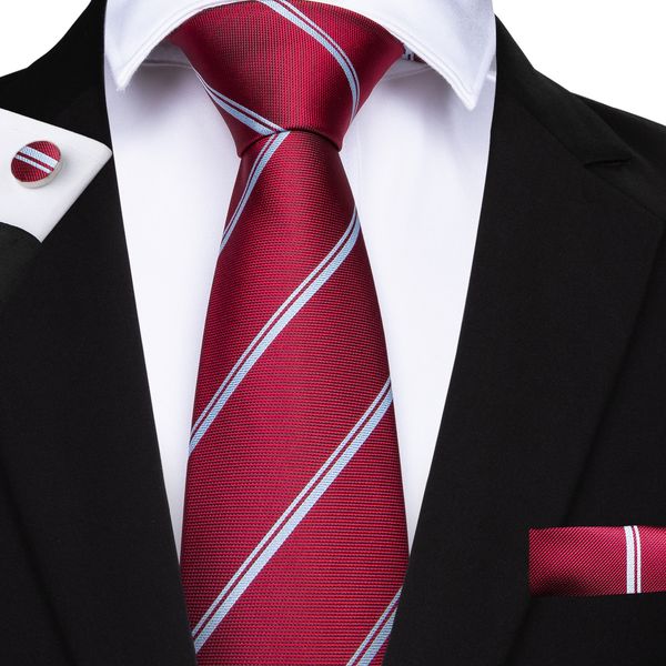 

привет-галстук свадьба мужские галстуки красная полоса мужчины галстук карманный квадратный набор моды галстуки для мужчин галстук запонки н, Black;blue
