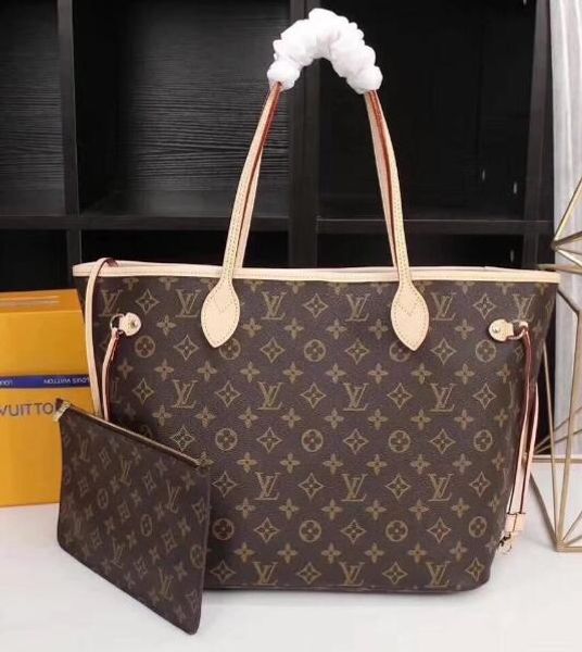 

Fa hion de igner never full cowhide leather handbag color leather hopping bag never ingle houlder bag 02105